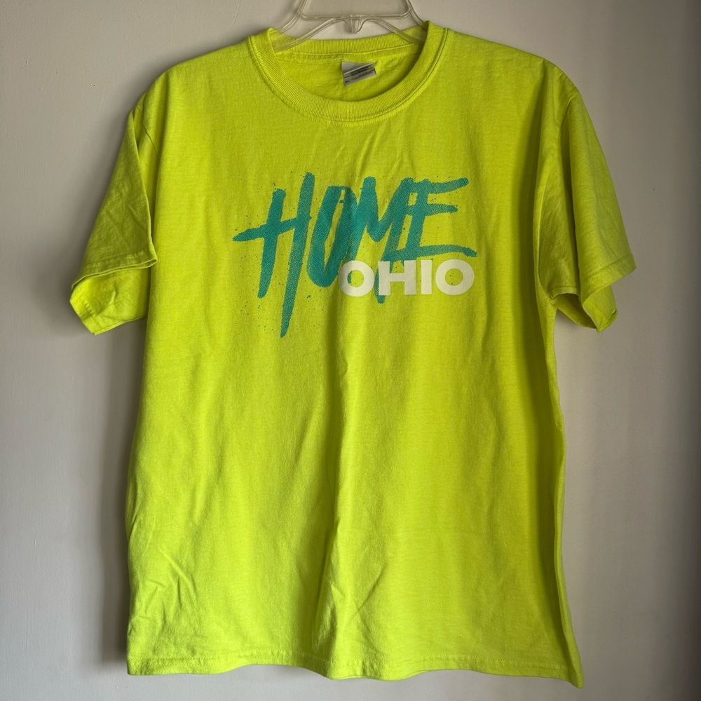 🌟HP 3/21 🌟Youth XL Neon Yellow T-Shirt. ‘Home Ohio’